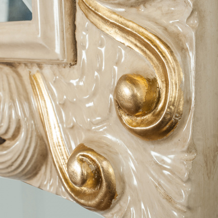 Зеркало Tiffany World TW03539avorio/oro 87х116 фото