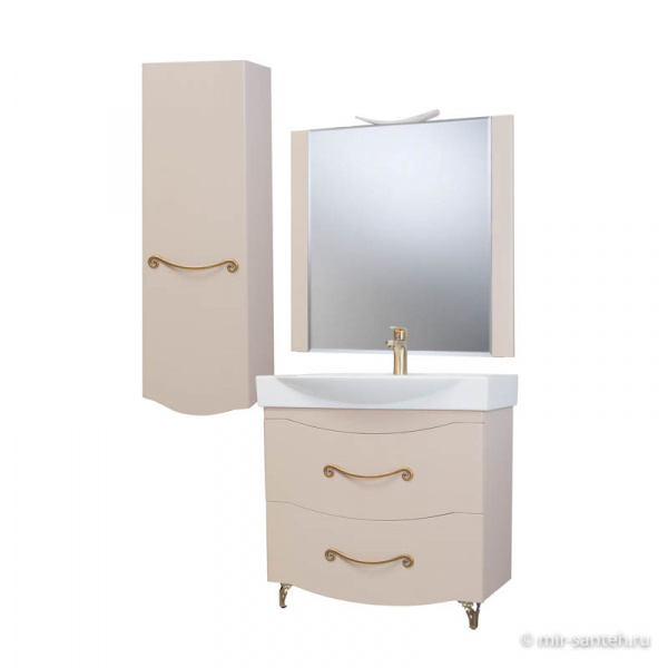 Тумба под раковину Bellezza Сесилия 85 капучино фото