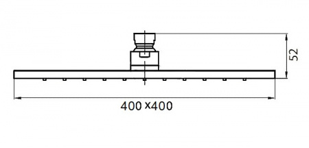 Верхний тропический душ Cezares Articoli Vari CZR-SPIN-40 фото