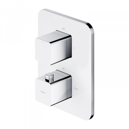 Cмеситель для ванны Omnires Parma PM7436CRB белый/хром фото