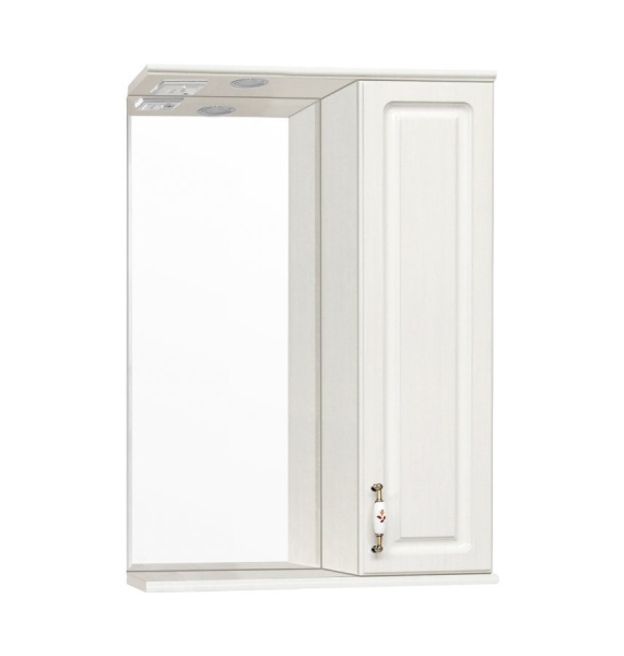 Зеркало-шкаф Style Line Олеандр 2-55 ЛС-00000201 рельеф пастель фото