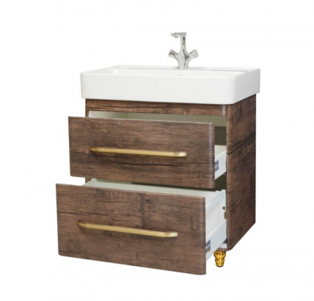 Тумба под раковину Bellezza Олимпия-60 орех фото