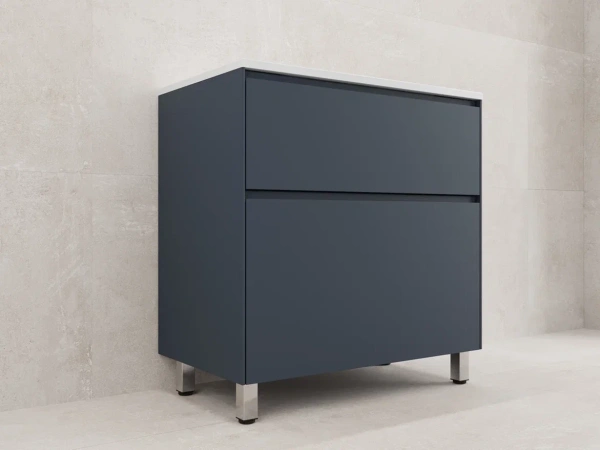 Тумба напольная под раковину Style Line Лима 80 ЛС-00002351 графит фото