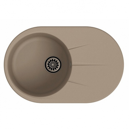 Мойка кухонная Ewigstein Rund R- 50F темно-бежевый фото