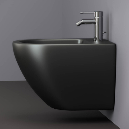 Биде Ceramica Nova Metropol CN4003MB подвесное Черное фото