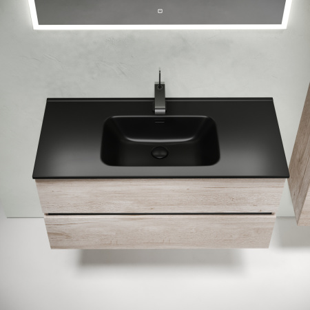 Тумба под раковину Sancos Urban UR100EG дуб галифакс натуральный фото