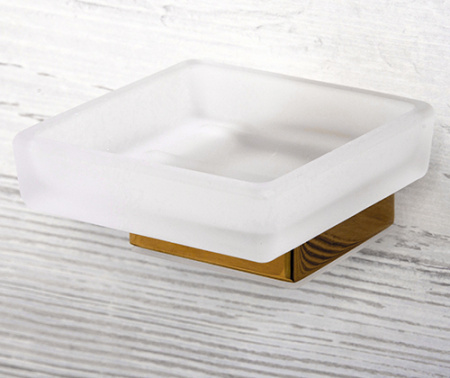 Мыльница настенная WasserKRAFT Sauer K-7929 глянцевое золото фото