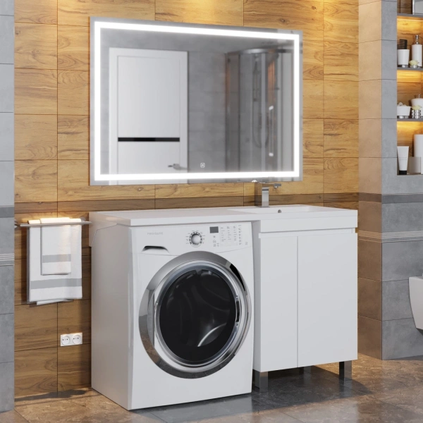 Тумба под стиральную машину Uperwood Magenta 5930205165 белая фото