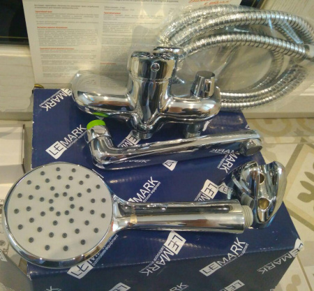 Смеситель для ванны с душем Lemark Luna LM4114C фото