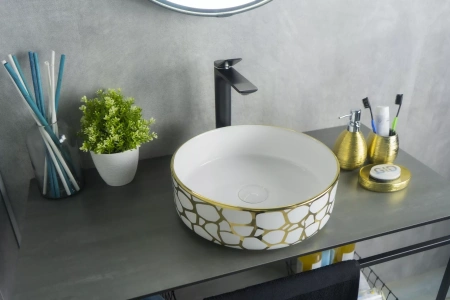 Накладная раковина GID Luxe Line D1357h018 36х36 фото