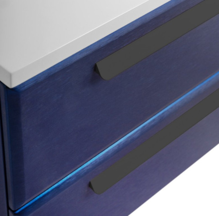 Мебельная ручка для базы Cezares RS156BL.3/320 черная матовая фото