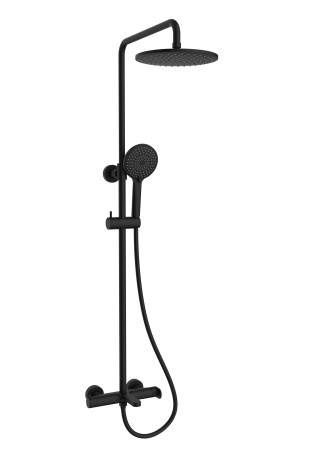 Душевая система Vincea Rondo VSFS-1R1MB черная матовая фото