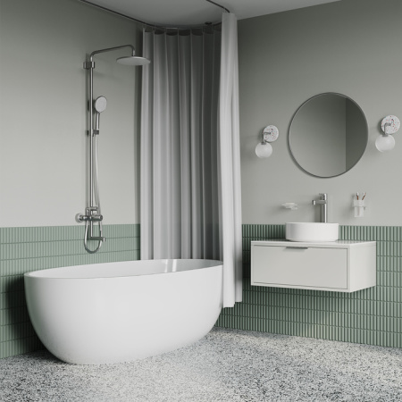 Душевая система Iddis Aiger AIGBC3Fi06 хром матовый фото