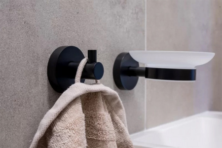 Крючок для ванной одинарный Bemeta Dark 104106020 фото