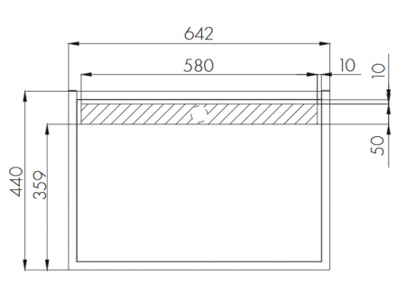 Столешница Акатон Лофт 60 1A242903LTDY0 дуб кантри фото