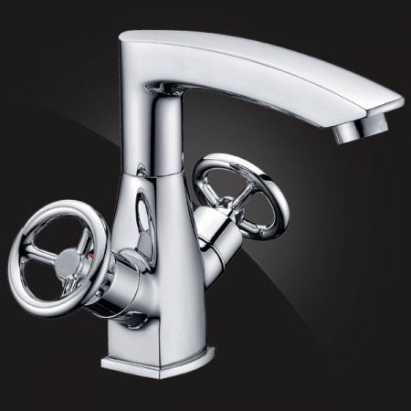 Смеситель для раковины двухвентильный New Wave sigma 1907595 фото