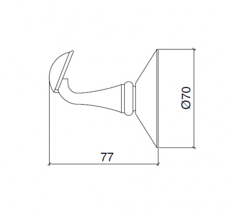 Одинарная вешалка Sbordoni Flora FL107OL фото