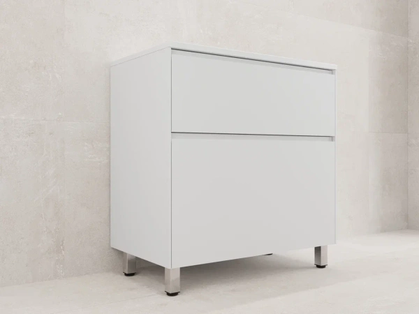 Тумба напольная под раковину Style Line Лима 80 ЛС-00002350 белая матовая фото