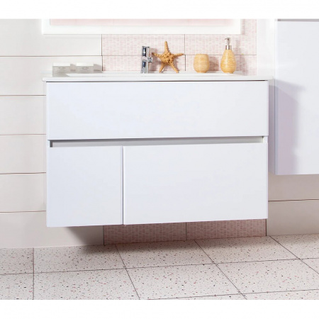 Тумба с раковиной Бриклаер Мальта 105 см фото