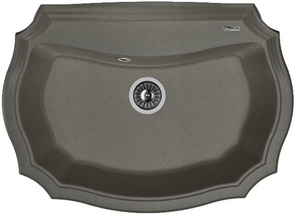 Кухонная мойка ЭМИЛИЯ 770 Florentina 20.360.E0770 чёрный фото