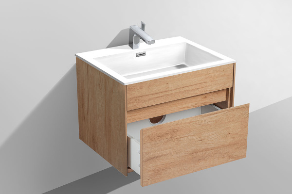 Тумба под раковину Vincea Chiara VMC-1C600YO 60 см Y.Oak фото