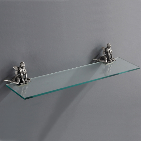Полка стеклянная Art&Max Fairy AM-B-0983-T серебро фото