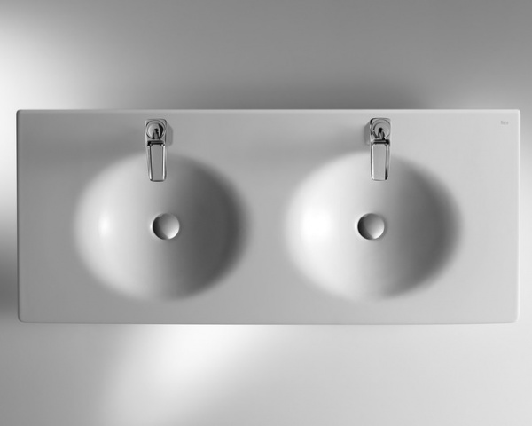 Двойная раковина-столешница Roca Kalahari 327896000 120 см фото