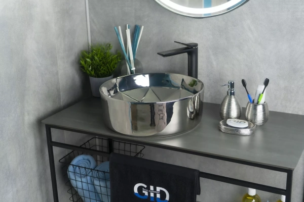 Накладная раковина GID Luxe Line D1342h014 40х40 фото