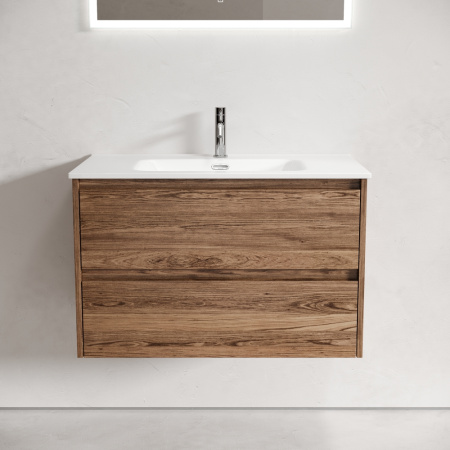 Тумба под раковину Sancos Libra LB80ECH дуб чарльстон фото