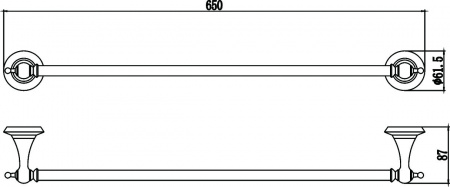 Полотенцедержатель Savol 69W S-06924W фото