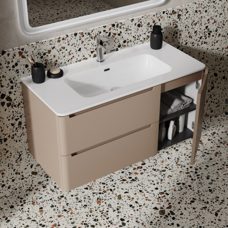 Тумба с раковиной Iddis Edifice EDI10C0i95K капучино фото