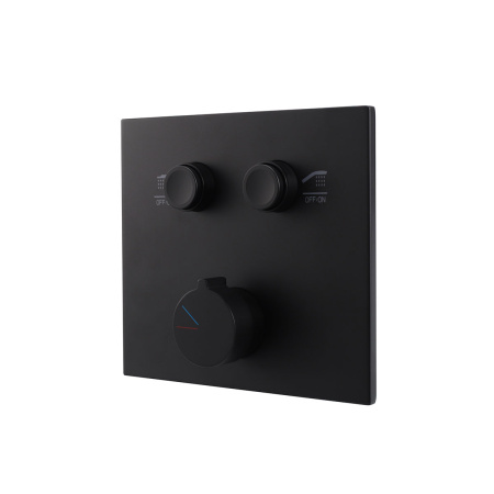 Душевая система скрытого монтажа Vincea Inspire VSFW-4I211MB черная матовая фото