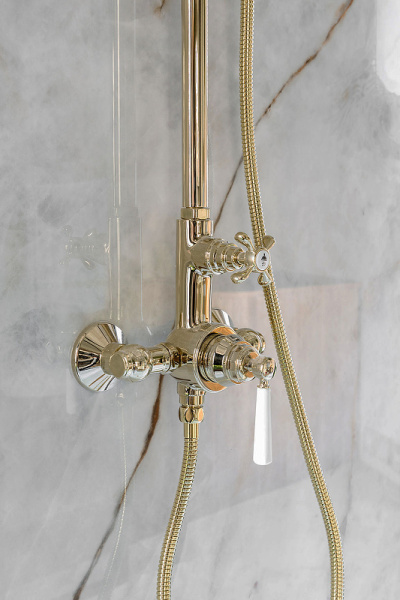 Душевая система (стойка) Jacob Delafon Cleo 1889 E24311-BGG золото глянцевое фото