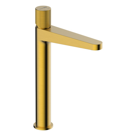 Высокий смеситель для раковины WasserKRAFT Schunter 8203H матовое золото фото