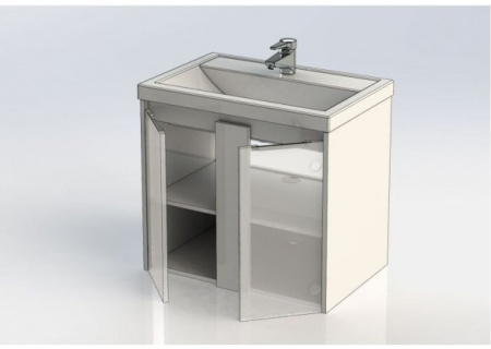Тумба с раковиной Aquanet Клио 70 00212560 фото
