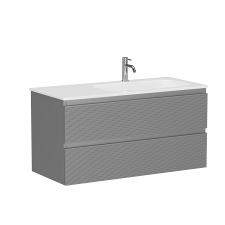 Тумба под раковину Sancos Folk FL100RES Ergraut soft фото