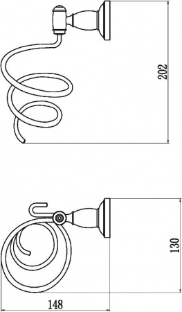 Держатель для фена Savol 66C S-006633C фото