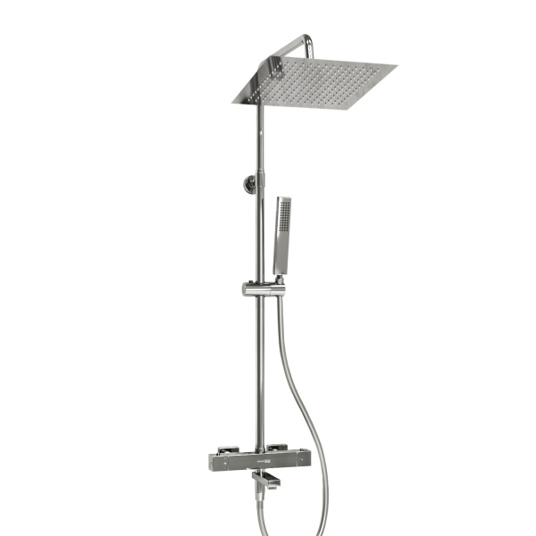 Душевая система (стойка) с термостатом WasserKRAFT Thermo A199.118.103.087.CH хромоникель фото