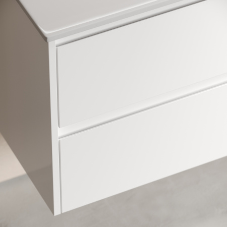 Тумба под раковину Sancos Libra LB80W белая фото