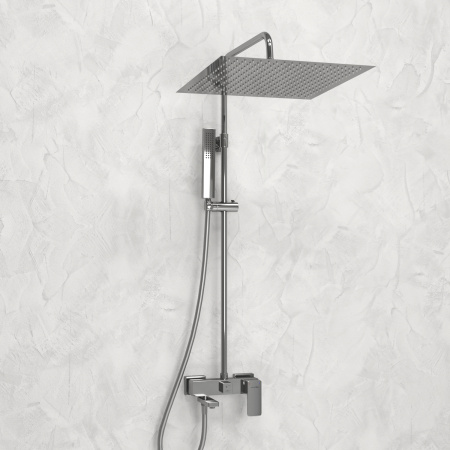 Душевая система (стойка) WasserKRAFT A177.119.103.087.CH хромоникель фото