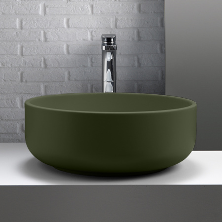 Раковина Kerasan Ciotola 430211 46x46 verde muschio фото