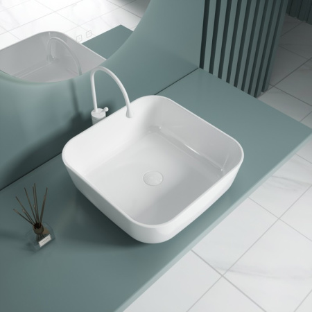 Накладная раковина Esbano ERCINA-N 38x38 фото