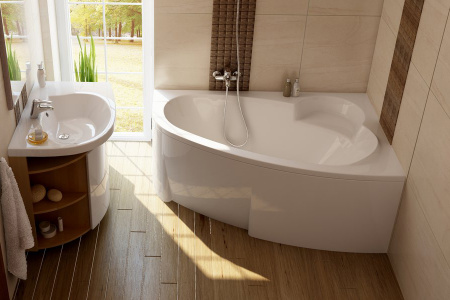 Акриловая ванна Ravak Asymmetric C451000000 150х100 R фото