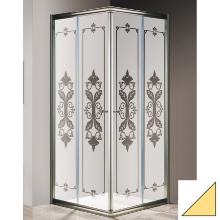 Душевой уголок Cezares Giubileo GIUBILEO-A-2-90-SCORREVOLE-PP-G 90х90 фото