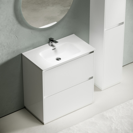 Тумба под раковину Sancos Libra Floor LB80FW белая фото