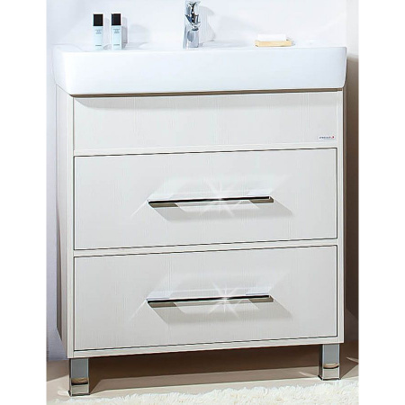 Тумба с раковиной Бриклаер Чили 70 светлая лиственница фото