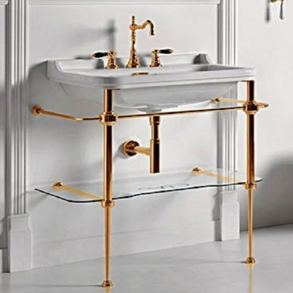 Металлическая структура для раковины Kerasan Waldorf 9197K2oro фото