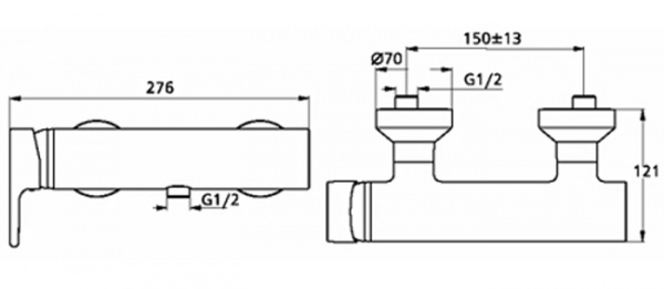 Смеситель для душа Ideal Standard Active B8066AA фото