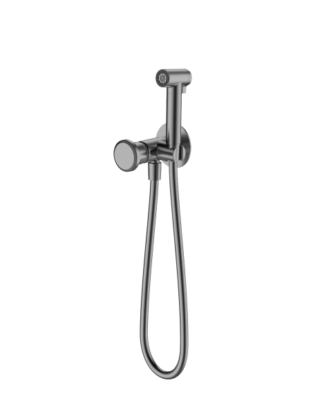 Гигиенический душ со смесителем AltroBagno Рикко (Ricco) ALTROBAGNORicco060132GM оружейная сталь фото