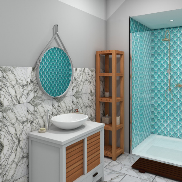 Зеркало с подсветкой Art&Max Milan AM-Mil-800-DS-F 80 см фото